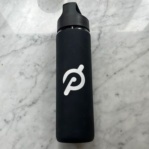 Peloton Black Glass Water Bottle